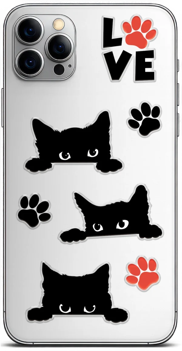 STICKDECO™ PHS 355007 — sada dekorů s černými kočkami