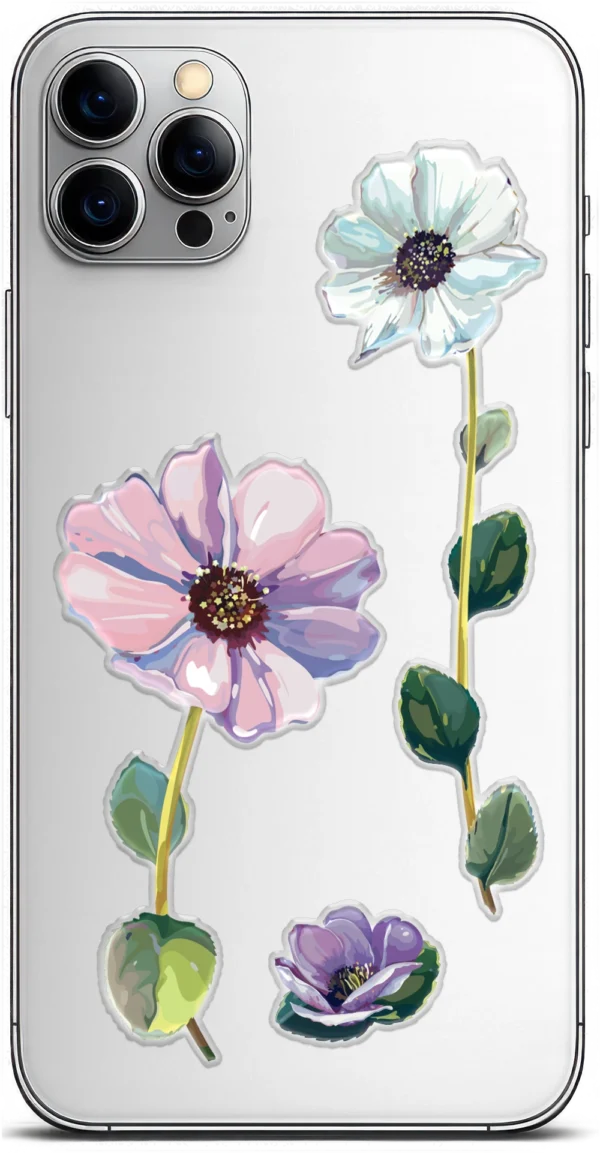 STICKDECO™ PHS 355012 — sada dekorů s akvarelovými květinami